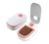 Automatic PET Feeders - Digital Timer Feeder, Smart Cat And Dog Dispenser | Controlled Feeding Schedule With Double Feeding Water Compartments For Or Wet Meals, Ideal For Home