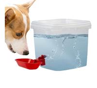 Automatic Pet Food - 3 Litre Wide Mouth Cats, Dog Drinking Station, Continuous Flow of Pet Drinks, Water Dispenser, Font
