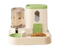 Automatic Pet Food and Water Dispenser Set, Automatic Cat Feeder and Waterer Bowl for Cats, Dogs, Small Animals, Soul Food Feeder