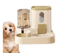 Automatic Pet Food and Water Dispenser Set, Automatic Cat Feeder and Waterer Bowl for Cats, Dogs, Small Animals, Soul Food Feeder