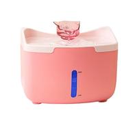 Automatic Pet Fountain - Wireless Pet Fountain Battery Operated,Food-Grade Ultra Quiet Pump Automatic Water Bowl With Visible Water Levels Window For Small Dogs, Included Carbon & Foam Filter