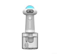 Automatic Pet Shampoo Foaming Machine - Rechargeable Bubble Maker for Dogs Cats Bath - Foam Soap Dispenser with Controlled Foam Output (grey)