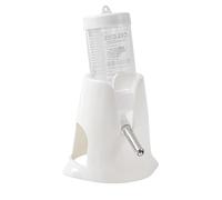 Automatic Pet Water Bottle Water Dispenser For Rabbits Hamsters Dogs Leakproof Drinking Device (White)