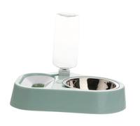 Automatic PET Water Dispenser for Dogs and Cats Wall-Mounted Drinking Bowl 2L Capacity Adjustable Flow Control Plastic for Indoor and Outdoor Use