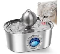 Automatic Pet Water Dispenser with 360° Circulation, Visual Water Level, and Super Silent Operation for Cats and Dogs