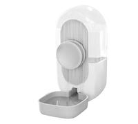 Automatic Pet Water Dispenser with Siphon Refill Leak-Proof Lock Visual Window 360 Rotating Buckle Dual-Mode Installation for Cage