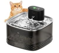 Automatic Pet Water Fountain: Sensor-Activated Circulating Water Dispenser with Anti-Dry & Multi-Mode (Cat & Dog, Stainless Steel)