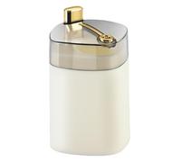 Automatic Pick Stick Holder - Sleek Push Up Canister Design, Hygienic Enclosed Chamber Keeps Wooden Picks Accessible, Modern Tabletop Organizer Small Portable Dispenser Alternative Compact Accessory