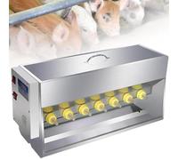 Automatic Pig Milk Feeder with 10/14 Nipples, Stainless Steel Thermostatic Feeding Machine for Piglets, Lambs, Small Cattle on Ranches