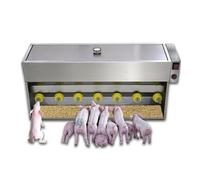 Automatic Pig Milk Feeding Machine, Stainless Steel Constant Temperature Feeder with Sound Simulation for Farm Feeding and Drinking, Ideal for Little Pigs