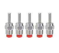 Automatic Pig Waterer Stainless Steel Nipple Waterer Efficient Water Saving Clean Drinking Solution for Pig House Sows Breeding Pigs and Piglets 5Pcs Set 6.5x2cm