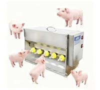 Automatic Piglet Feeding Bottle, Constant Temperature Feeding Station with Silicone Nipples, Ideal for Farms and Pastures, 10 Nipple Capacity