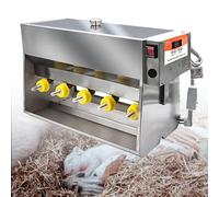 Automatic Piglet Feeding Bottle with Constant Temperature, 10 Silicone Nipples, Ideal for Farms and Pastures, Efficient Piglet Feeding Station