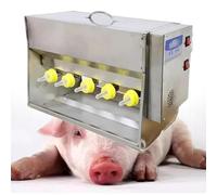 Automatic Piglet Feeding Machine, Constant Temperature Feeder with Sound Simulation, Perfect for Nursing Lambs and Small Cattle, 10/14 Piglet Capacity