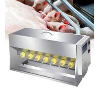 Automatic Piglet Feeding System with Constant Temperature and Sound, 14 Nipple Feeder for Lactation Management