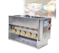 Automatic Piglet Lactation Feeder, Stainless Steel Nursing Machine with Sound Source, Constant Temperature Feeding Device for 14 Piglets