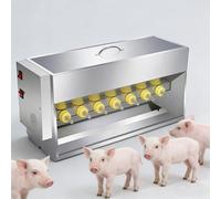 Automatic Piglet Milk Feeder 20L, 10 Nipples with Sound Source & Stirring - Saves Labor, Ensures Even Growth for Lambs