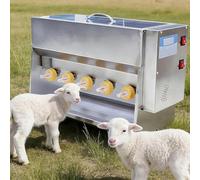 Automatic Piglet Milk Feeder, Stainless Steel Double-Sided Nursing Machine with Nipples and Constant Temperature for Professional Pig Farms