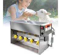 Automatic Piglet Milk Feeder with Sound Simulation,Large Capacity Stainless Steel Design for Efficient Farm Feeding,Little Lamb 10nipples