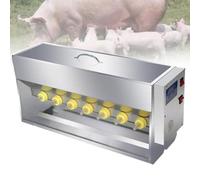 Automatic Piglet Milk Feeding Machine, 15L 20L with Sound Simulation, Constant Temperature, 10 Nipples for Pig Farm