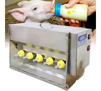 Automatic Piglet Nursing Machine - 10/14 Nipples Milk Feeder with Sound, Efficient Feeding Station for Piglets