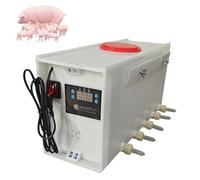 Automatic Piglet Nursing Machine, Dual Side Feeder with Temperature Control and Sound Simulation, 10 Nipples Piglet Milk Feeder for Efficient Pasture Feeding
