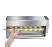 Automatic Piglet Suckling Machine, 10/14 Nipple Feeder with Constant Temperature & Sound, Stainless Steel 15L/20L for Pig Farms
