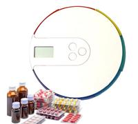 Automatic Pill Dispenser - Timed Medicine Organizer, Large Digital Display, Portable Tablet Box, 7 Days Storage, Up to 4 Daily Alarms Easy Reminders | Compact Design Alarm Setting for Seniors