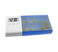 Automatic Pill Organizer - Flashing USB Automatic Pill Dispenser With Alarm,Travel Pill Box Alarm Alert 7 Compartments Vibration for Pill Fish Oil Supplements Tumotsit