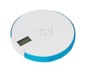 Automatic Pill Timer Box - Weekly Tablet Holder, Smart Medication Reminder, 4 Alarm Groups, Compact Storage Container, Durable Accessory Case for Fish Oil Capsules Seniors Use