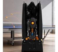 Automatic Ping Pong Ball Machine with Recycling Net, Professional Table Tennis Serving Robot for Home, Game Room, Garage Practice