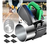 Automatic Pipe Cutter with Stainless Steel Blades for Efficient Steel and Plastic Pipe Cutting