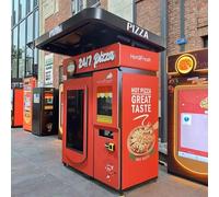 Automatic Pizza Vending Machine for Sale - 24h Hot Maker Business Smart Self Service Kiosk Equipment Restaurant, Shopping Mall