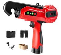 Automatic Plant Tying Machine, Professional Digital Display Strapping Tool, 25mm, 4 Level Adjustment for Binding Grapes, Tomatoes, Flowers