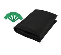 Automatic Plant Watering Capillary Mat 120x100cm for 10 Labels, Self Watering System for Indoor Pots Greenhouse Hydroponics, Black Fiber Absorbent Pad Kit