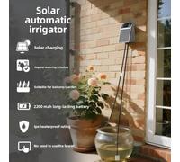 Automatic Plant Watering Device Solar Powered - Programmable Timer Irrigation System for Lawn Greenhouse 2200mAh