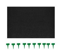 Automatic Plant Watering Mat - 47x39 Inch Capillary Wicking Pad | Durable Hydroponics Gardening Accessory with Label Stakes for Indoor Plants, Outdoor Garden, Greenhouse, Patio, and Balcony Setup