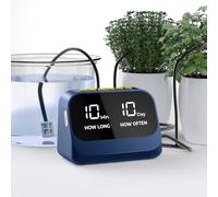 Automatic Plant Watering System,Plant Self Watering System Automatic Drip Irrigation Kit with Programmable Timer, LED Display, USB Power Indoor Irrigation System for Potted Plants (Blue)