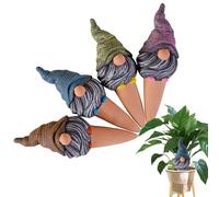 Automatic Plants Waterer, Self Watering Plants Spikes Plant Watering Devices | Self-Watering Clay planter Devices | Garden Supplies 4 Pieces Cute Gnome Shape Plant Waterer for Garden Outdoor Indoor