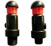 Automatic Plastic Air/Vacuum Relief Valve with NPT Thread, Designed to Maintain System Performance by Managing Air Pressure (3/4 inch)