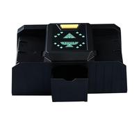 Automatic Playing Card battery-powered electric device for 2 decks, designed for card games such as poker, blackjack, and Texas Hold’em, ensuring fast and even shuffling