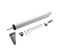 Automatic Pneumatic Door Closer for Aluminum Doors - Residential & Light Commercial Use, Silver h, Smooth Cng Mechanism, Buffer Device