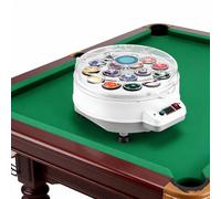 Automatic Pool Ball Cleaner, 180W Billiard Ball Polishing Machine, 2000 RPM, Cleans Up to 22 Balls, Electric Pool Ball Polisher for Billiard Table Accessories