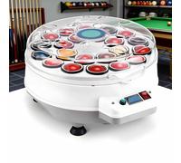 Automatic Pool Ball Cleaning Machine, Electric Billiard Ball Polisher, Efficient Cleaner for Up to 22 Billiard Balls, Polish, Clean & Care for Pool Balls