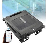 Automatic Pool Cleaning Robot,Cordless with Solar & Fast Dual Charging,Long Runtime for Above Ground Pools