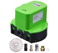 Automatic Pool Cover Pump, Submersible Pool Cover Pump 1200 GPH, Sump Pump with 4 Adapters 16ft Drainage Hose