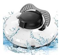 Automatic Pool Vacuum Cleaner Robot - Cordless, Wall Climbing for Efficient Above and In-Ground Pool Maintenance