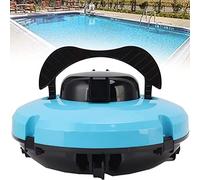 Automatic Pool Vacuum Cleaner Robot, Cordless with Strong Suction & Dual Motors, Self-Parking, 120 Min Runtime for Effective Cleaning
