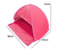 Automatic Pop-Up Pet Tent, Sun Protection And Warm Headrest Tent, UV Protection & Easy Setup Outdoor Beach Sunshade, Shade For Baby, Adults, Kids & Pets(Carmine)