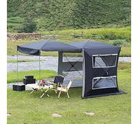 Automatic Pop-Up Tailgate Tent for SUVs with Extendable Awning and Large Screen, Ideal for Outdoor Camping and Vehicle Shelter